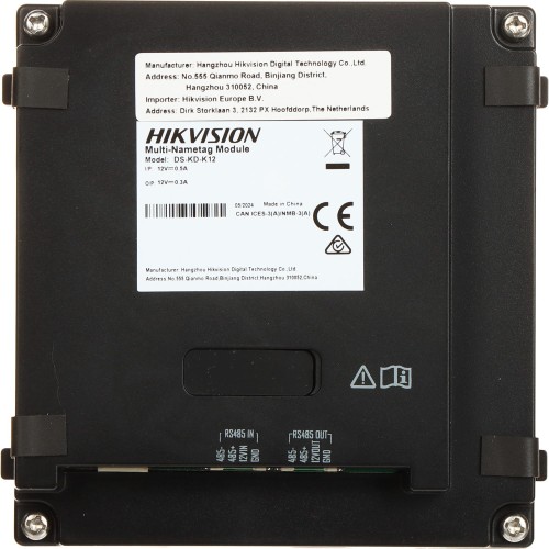 MODUŁ KLAWIATURY DS-KD-K12 Hikvision-1705172