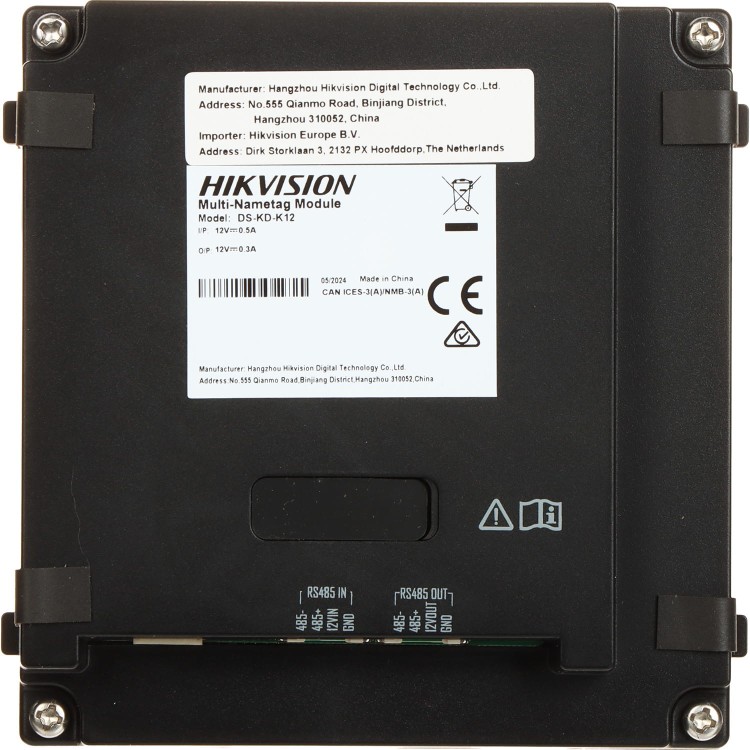 MODUŁ KLAWIATURY DS-KD-K12 Hikvision-1705172