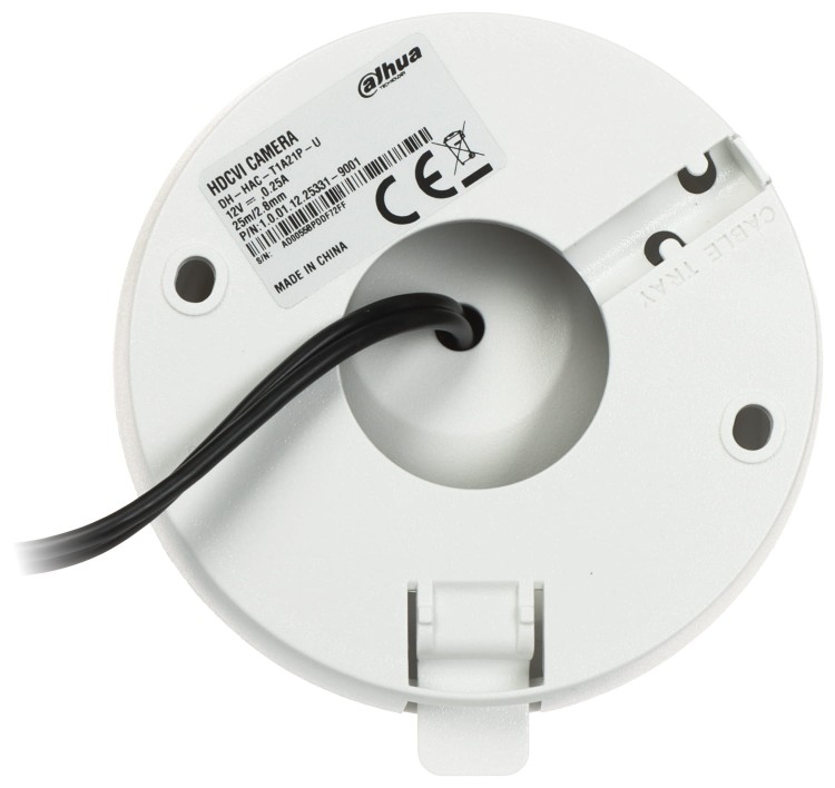 KAMERA AHD, HD-CVI, HD-TVI, PAL HAC-T1A21-U-0280B - 1080p 2.8mm DAHUA-1700625