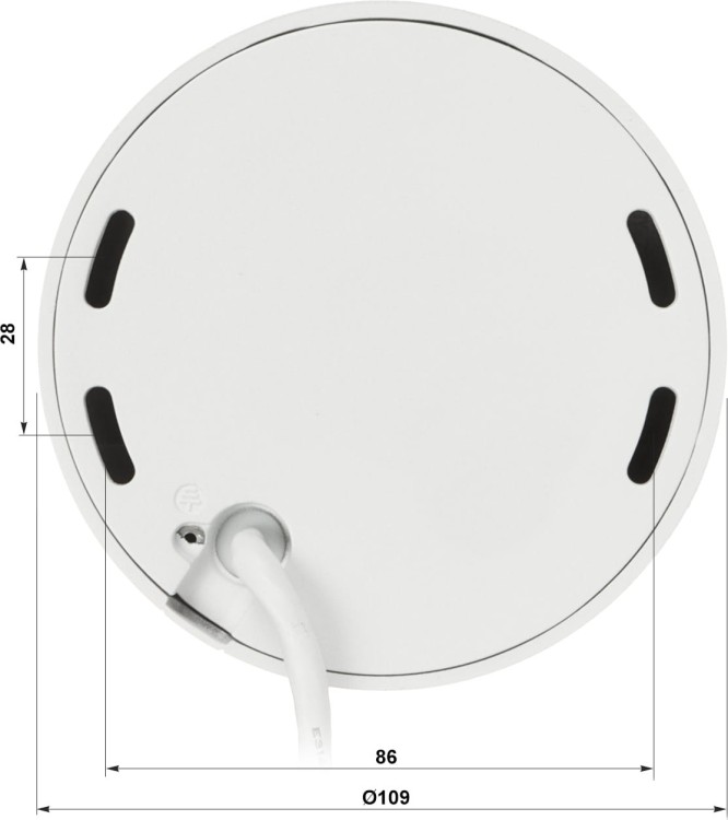 KAMERA WANDALOODPORNA IP IPC-HDBW2249F-AS-IL-0280B WizSense Smart Dual Light - 1080p 2.8mm DAHUA-1700677