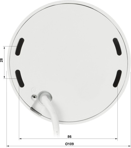 KAMERA WANDALOODPORNA IP IPC-HDBW2449F-AS-IL-0280B WizSense Smart Dual Light - 4Mpx 2.8mm DAHUA-1700667