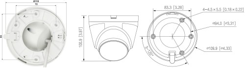 KAMERA IP IPC-HDW1239V-A-IL-0360B Smart Dual Light - 1080p 3.6mm DAHUA-1700747