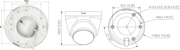 KAMERA IP IPC-HDW1239V-A-IL-0360B Smart Dual Light - 1080p 3.6mm DAHUA-1700747