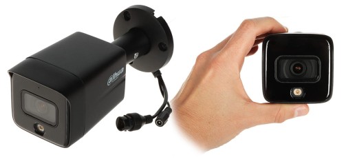 KAMERA IP IPC-HFW1639TC-A-IL-0280B-S6-BLACK Smart Dual Light - 6Mpx 2.8mm DAHUA-1704911