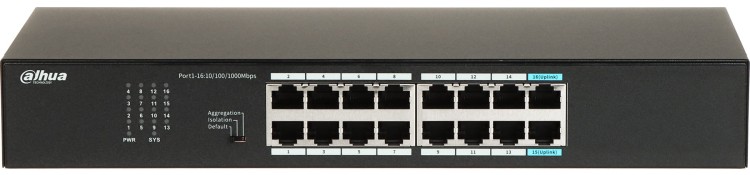 SWITCH PRZEMYSŁOWY   S3016-16GT 16-PORTOWY DAHUA-1703843