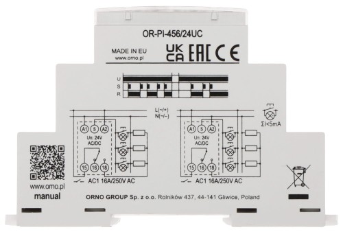 PRZEKAŹNIK OR-PI-456/24UC ORNO-1629133