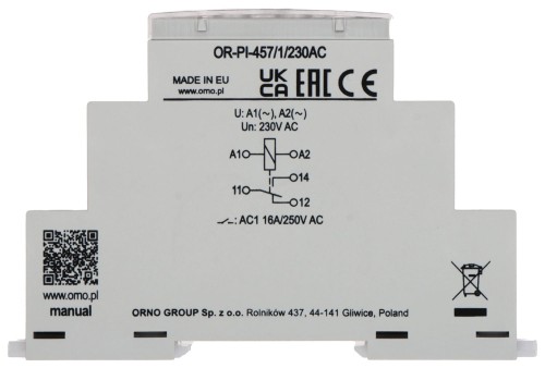 PRZEKAŹNIK OR-PI-457/1/230AC ORNO-1643400