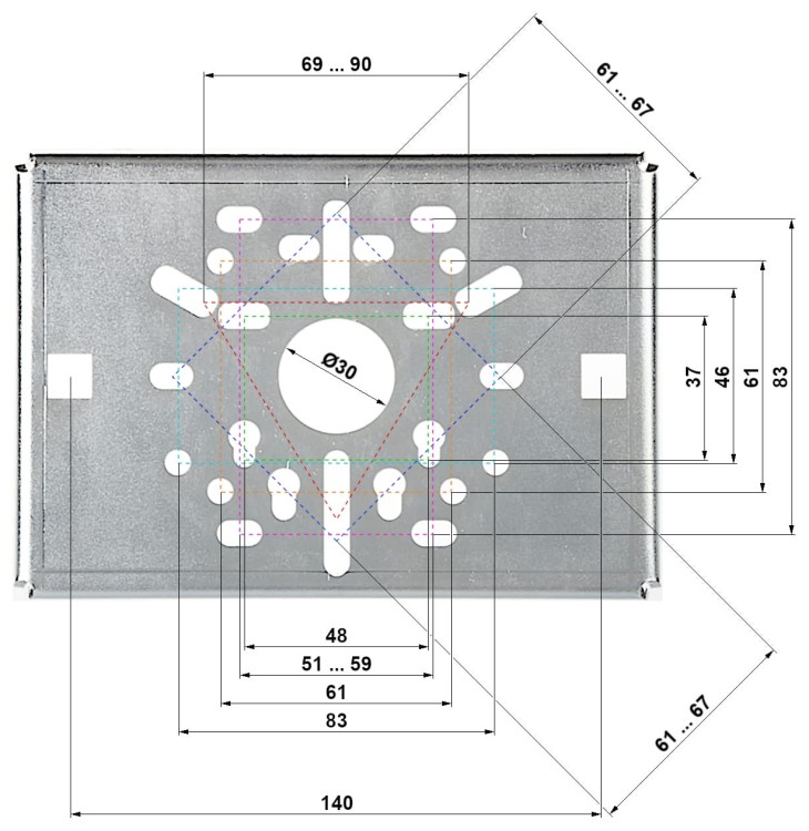 UCHWYT NA SŁUP CH-R-1683655