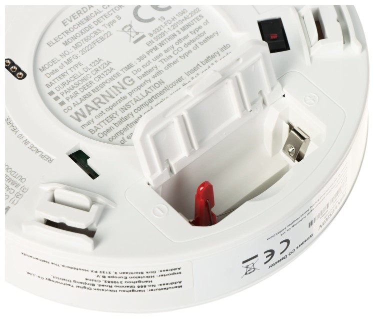 BEZPRZEWODOWA CZUJKA TLENKU WĘGLA (CZADU) AX PRO DS-PDCO-E-WE Hikvision-1706548