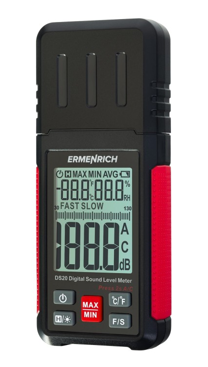 Cyfrowy miernik poziomu dźwięku Ermenrich Seek DS20-1702575