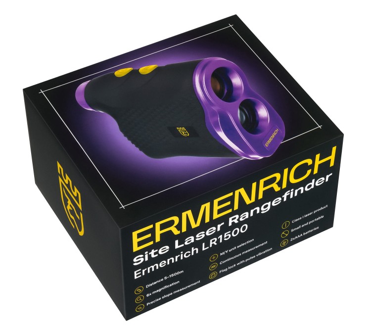 Budowlany dalmierz laserowy Ermenrich LR1500-1694445