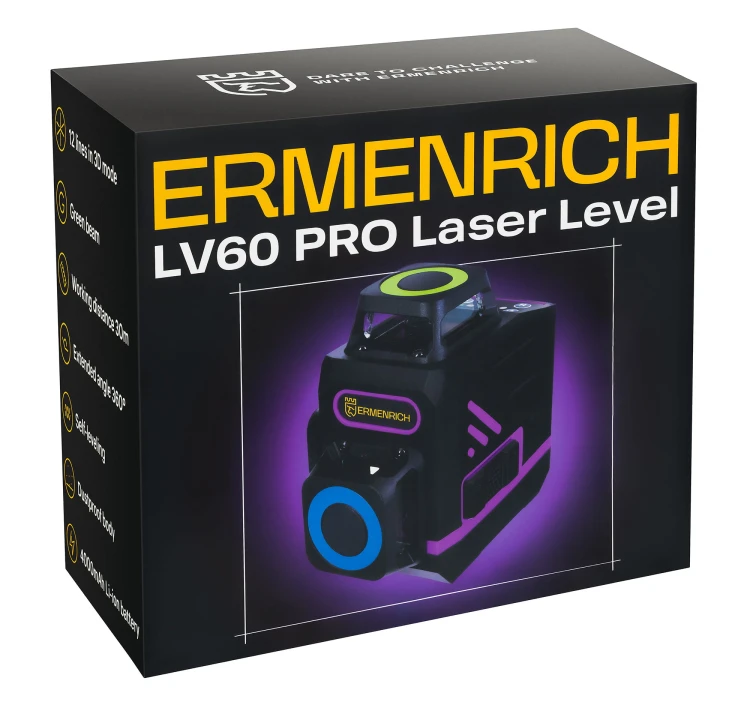 Poziomica laserowa Ermenrich PRO LV60-1694472