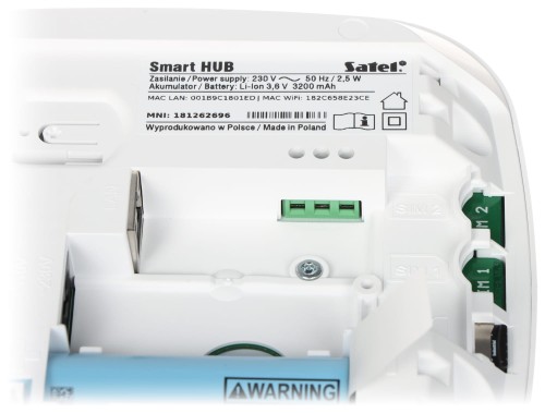 KONTROLER SYSTEMU BEZPRZEWODOWEGO SMART-HUB-PLUS BE WAVE SATEL-1696578