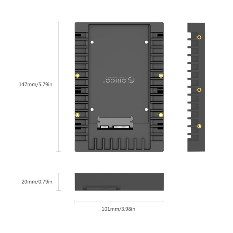 Orico Adapter SATA, uchwyt montażowy na dysk 2,5"-1636026