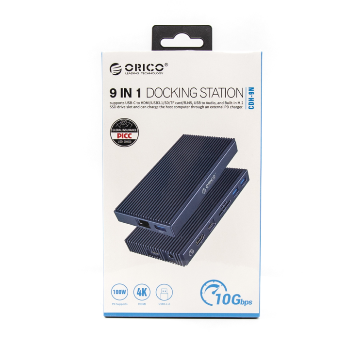 Orico Stacja dokująca 9w1 z obudową M.2 SSD NVMe-1635752