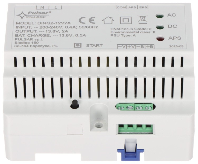ZASILACZ BUFOROWY IMPULSOWY DING2-12V2A PULSAR-1628830