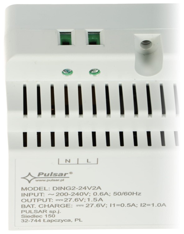 ZASILACZ BUFOROWY IMPULSOWY DING2-24V2A PULSAR-1706759