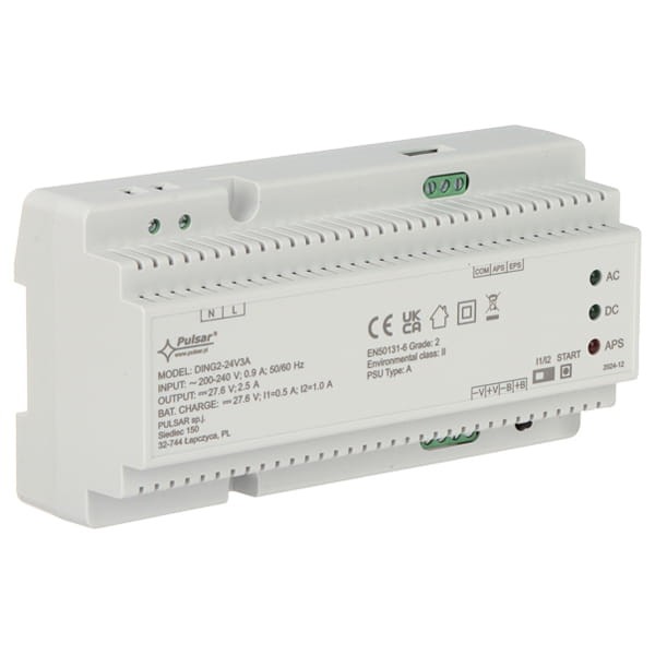 ZASILACZ BUFOROWY IMPULSOWY DING2-24V3A PULSAR-1764733