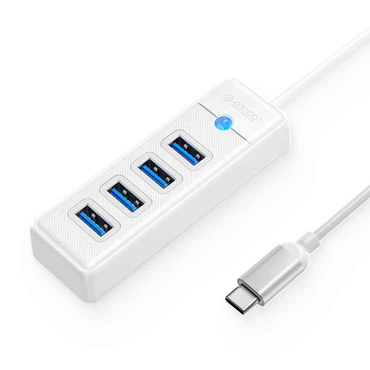 Orico Hub USB-C 4x USB-A 3.1 biały-1525223