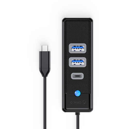 Orico Hub USB-C 2x USB-A 3.1 + USB-C czarny-1525318