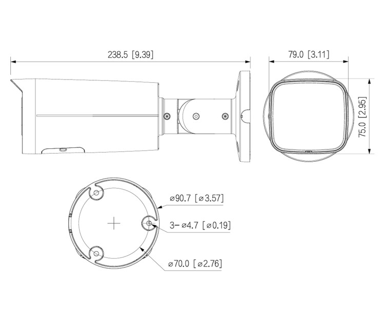 KAMERA IP IPC-HFW3849T-ZAS-IL-27135 Smart Dual Light WizSense - 8Mpx 4K UHD 2.7... 13.5mm - MOTOZOOM DAHUA-1764438