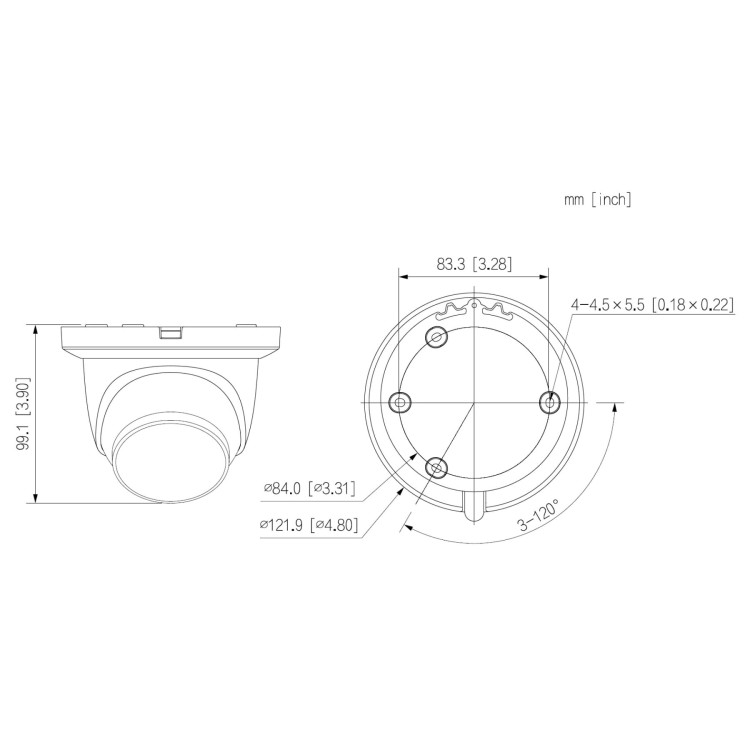 KAMERA IP IPC-HDW2649TM-S-IL-0280B WizSense Smart Dual Light - 6Mpx 2.8mm DAHUA-1764452