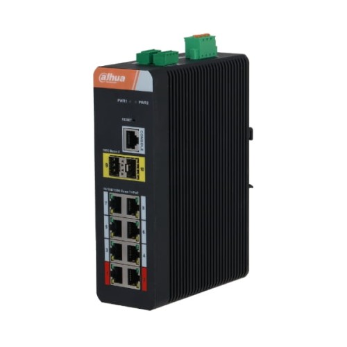 SWITCH PRZEMYSŁOWY   IS4210-8GT-120 8-PORTOWY + 2 x SFP DAHUA-1763928