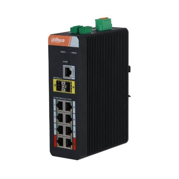SWITCH PRZEMYSŁOWY   IS4210-8GT-120 8-PORTOWY + 2 x SFP DAHUA-1763928