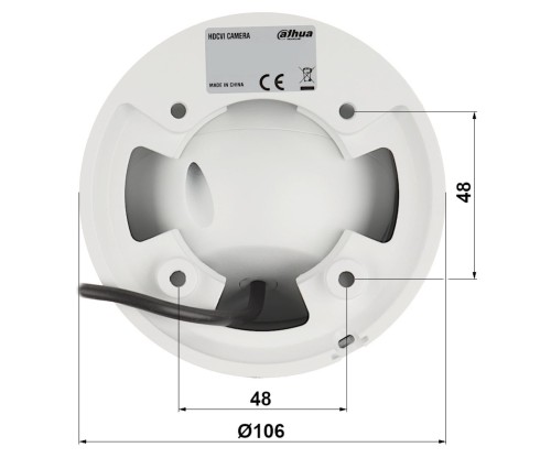 KAMERA AHD, HD-CVI, HD-TVI, CVBS HAC-HDW1239T-A-LED-0280B-S3 Full-Color - 1080p 2.8mm DAHUA-1764015
