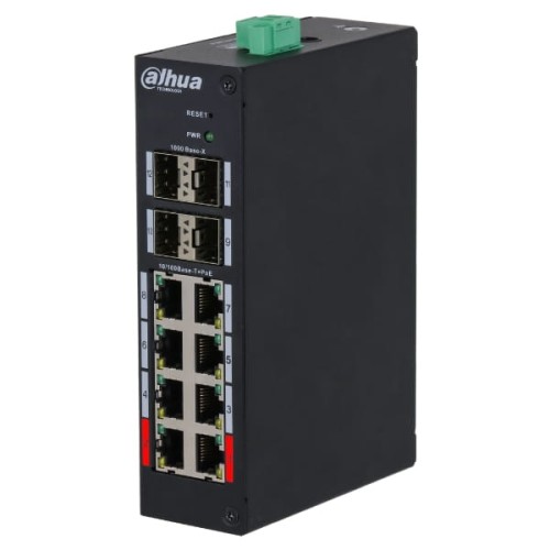SWITCH POE HS4412-8ET-120 8-PORTOWY + 4 x SFP DAHUA-1773260