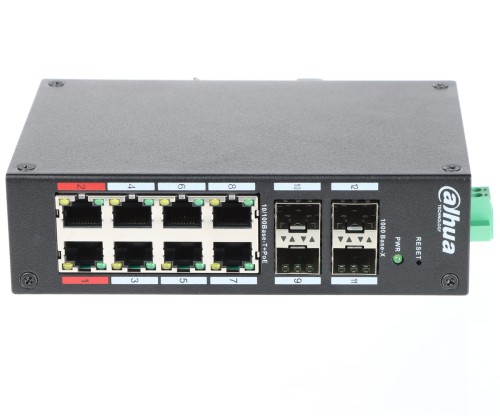 SWITCH POE HS4412-8ET-120 8-PORTOWY + 4 x SFP DAHUA-1773262