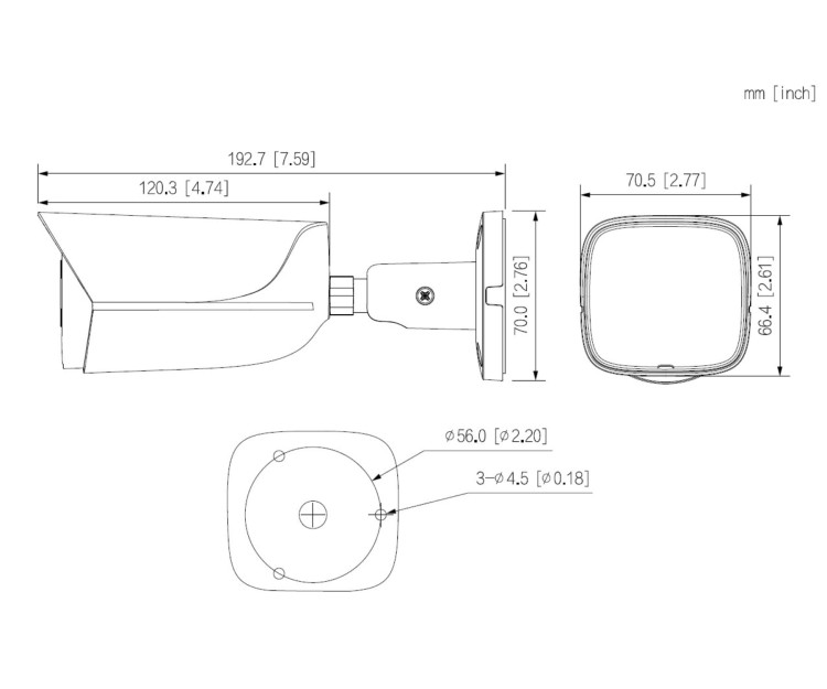 KAMERA IP IPC-HFW3649E-AS-IL-0280B-BLACK AcuPick WizSense 6Mpx 2.8mm DAHUA-1773182