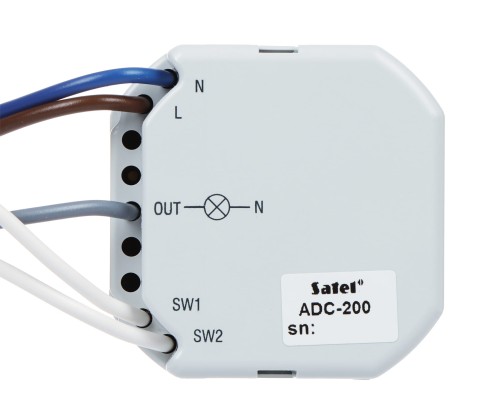 INTELIGENTNY ŚCIEMNIACZ OŚWIETLENIA ADC-200 BE WAVE 230V AC SATEL-1770890