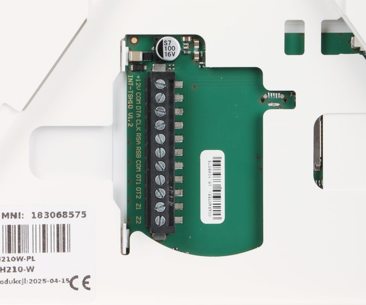 KLAWIATURA GRAFICZNA DO CENTRALI ALARMOWEJ INT-TSH210-W SATEL-1771076