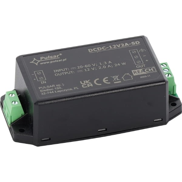 PRZETWORNICA ZASILANIA DCDC-12V2A-SD PULSAR-1770758