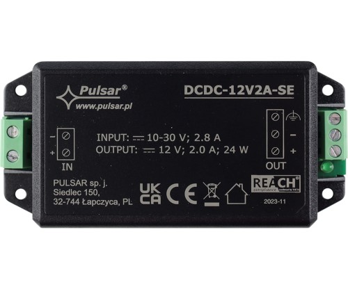 PRZETWORNICA ZASILANIA DCDC-12V2A-SE PULSAR-1770764