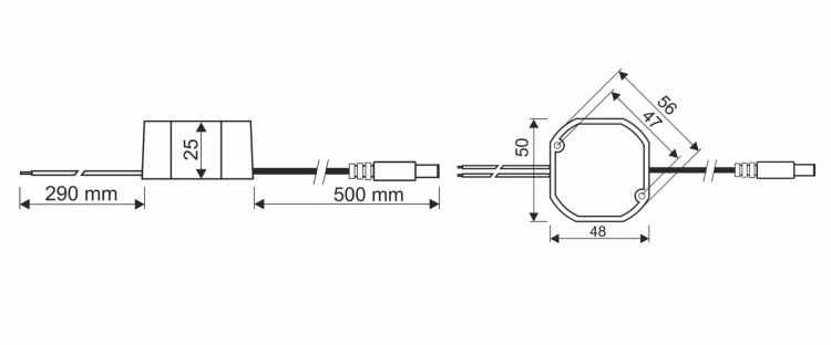 PRZETWORNICA ZASILANIA DCDCH-12V1A-SD PULSAR-1773422