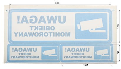 NAKLEJKA N-KPL-1/R KOMPLET-1348626