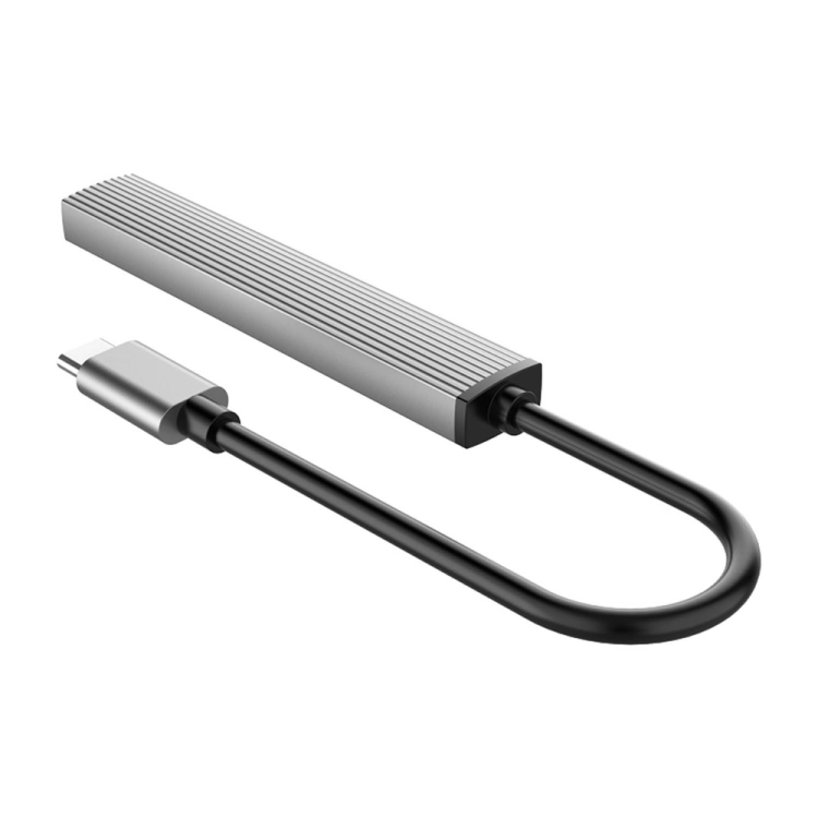 Orico Hub USB-C, USB-A 5Gbps, 3*USB-A 2.0, aluminiowy-1783084