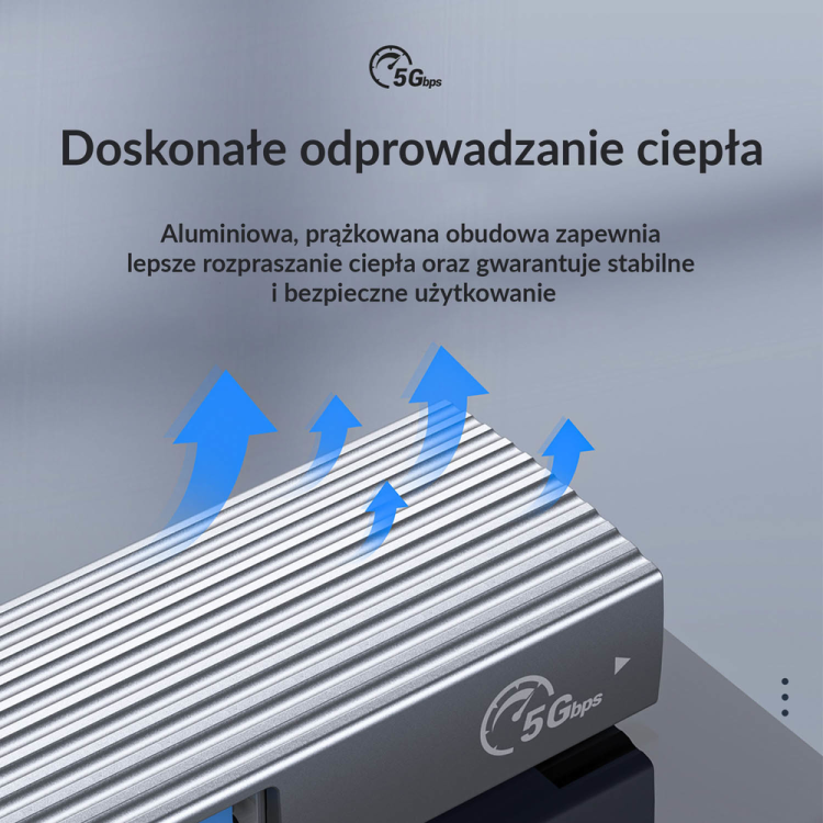 Orico Hub USB-C, USB-A 5Gbps, 3*USB-A 2.0, aluminiowy-1783089