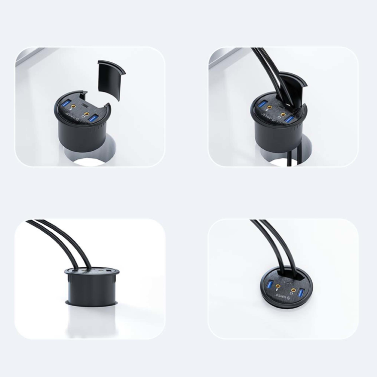 Orico Hub USB 3.1 biurkowy 4 porty USB-A 5Gbps-1277880