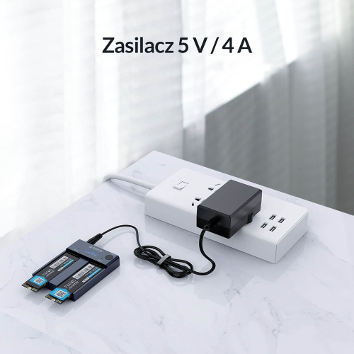 Orico Stacja klonująca dyski M.2 USB-C 10Gbps-1277610