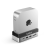 Orico Stacja dokująca do MacMini M4, USB-C 10 Gbps, z obudową M.2 NVMe, pionowa, metalowa-1808344