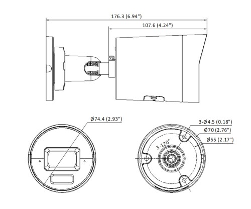 KAMERA IP DS-2CD2047G2H-LIU/SL(2.8)(EF)BLACK ColorVu - 4Mpx Hikvision-1816608
