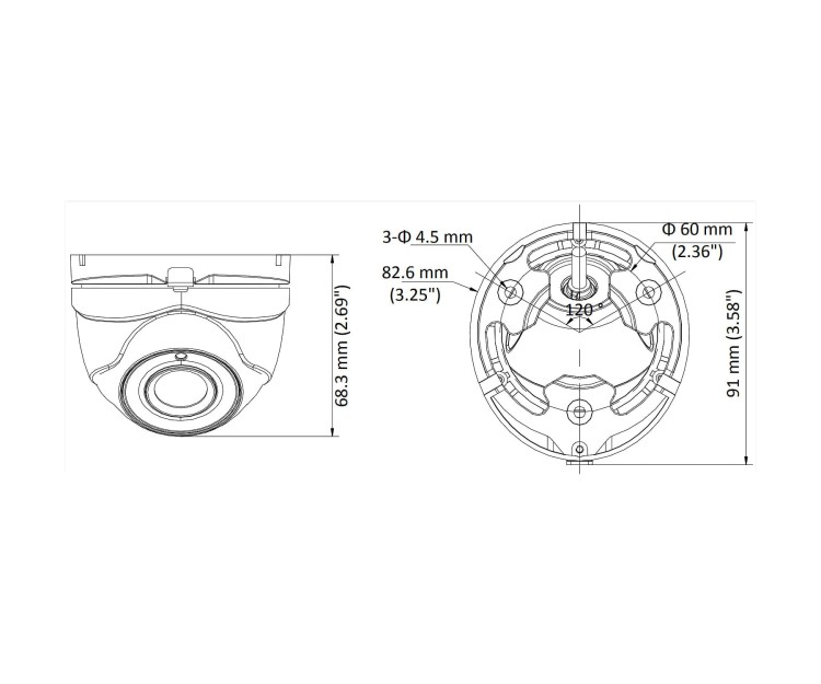 KAMERA AHD, HD-CVI, HD-TVI, PAL DS-2CE76D0T-ITMF(2.8MM)(C) - 1080p Hikvision-1790049