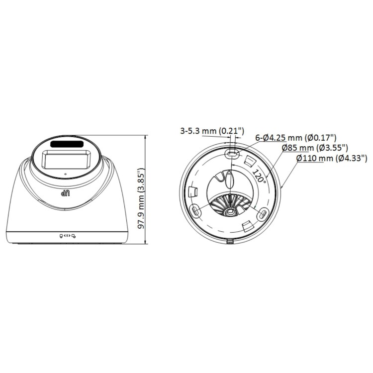 KAMERA AHD, HD-CVI, HD-TVI, PAL DS-2CE78K0T-LFS(2.8MM) Smart Hybrid Light - 3K 2.8mm Hikvision-1806094
