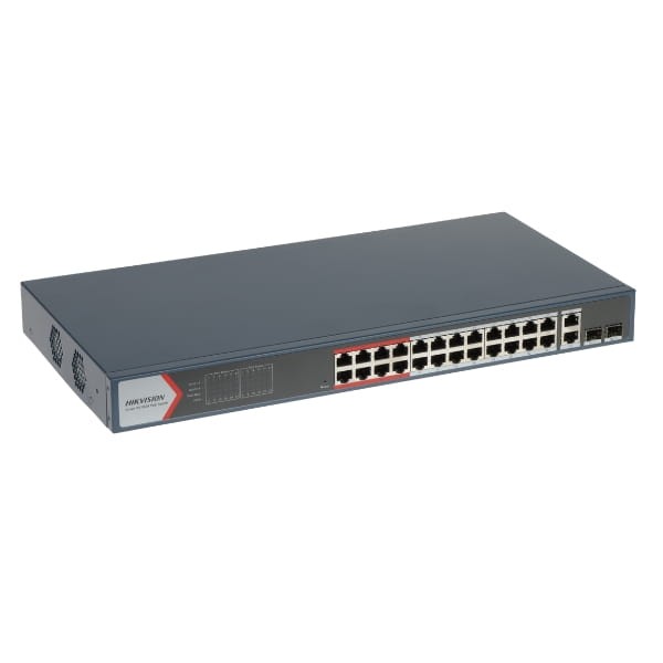 SWITCH POE DS-3E1326P-EI(B) 24-PORTOWY SFP Hikvision-1789774