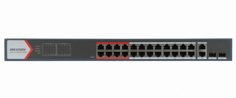 SWITCH POE DS-3E1326P-EI(B) 24-PORTOWY SFP Hikvision-1789775