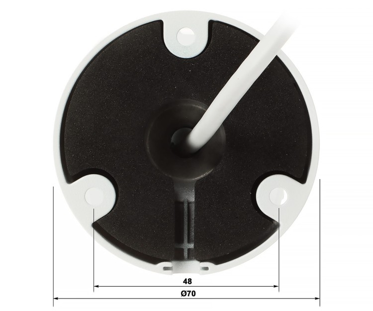 KAMERA IP F3D-PV-0280B Wi-Fi 6, Active Deterrence - 3Mpx 2.8mm DAHUA-1811470