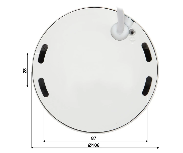 KAMERA WANDALOODPORNA IP IPC-HDBW4431F-M-DAE-0280B-S2 - 4Mpx 2.8mm DAHUA-1816255